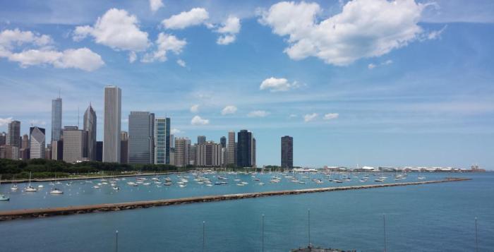 Chicago shoreline